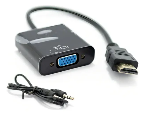 Conversor con cable HDMI a VGA 1080P